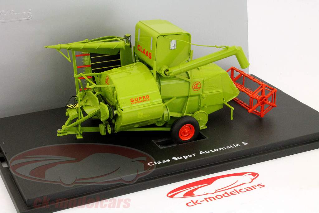 Combina Claas Super Automatic S 1969 verde 1:43 Schuco