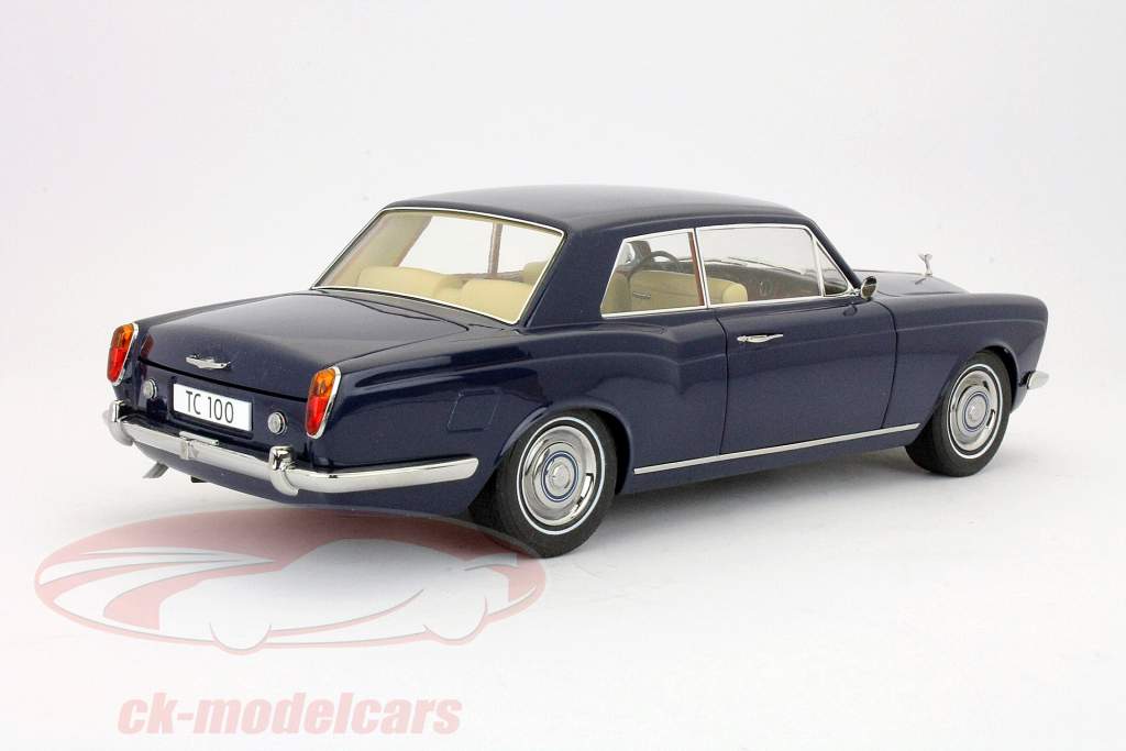 Rolls Royce Silver Shadow MPW Coupe 1968 blå 1:18 ParagonModels