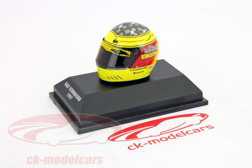 Ralf Schumacher Formula 1 1997 Helmet 1:8 Minichamps