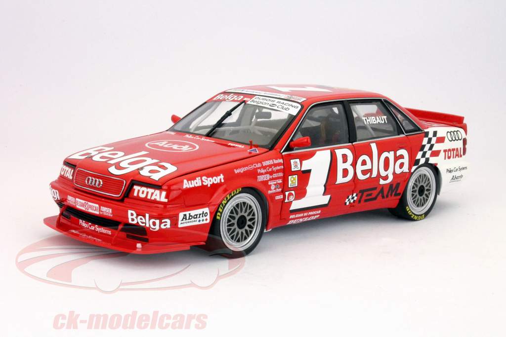 Audi V8 Evolution #1 Belgium Pro Car PA Thibaut 1993 1:18 Minichamps