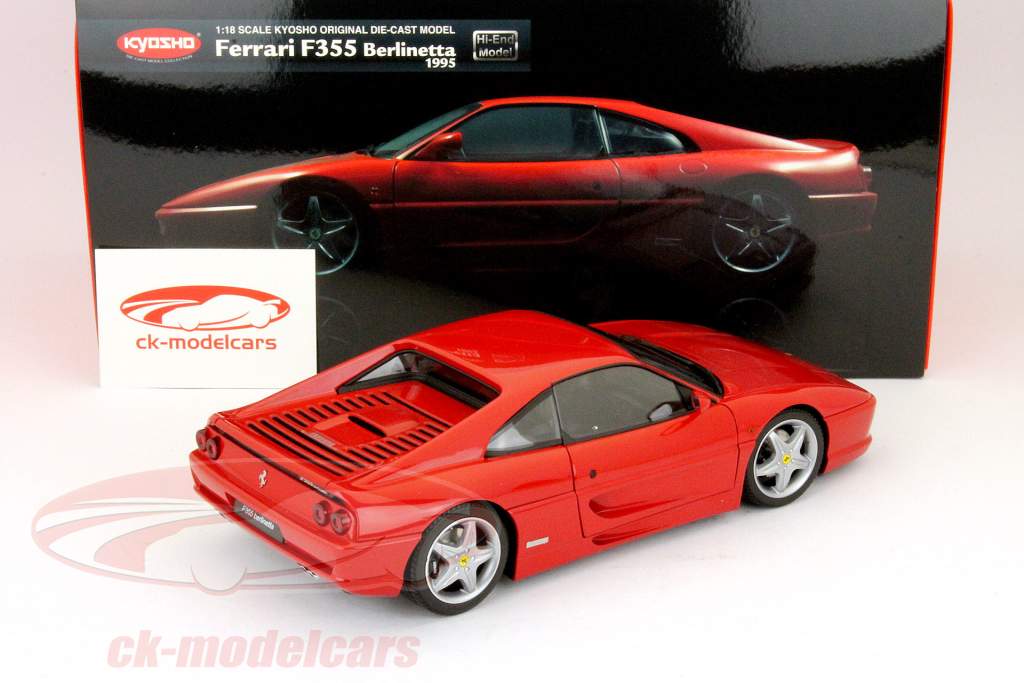 ミニカー FERRARI F 355 berlinetta 1:18 1/18 Kyosho 1995 Ferrari F355 Berlinetta (Black) High End