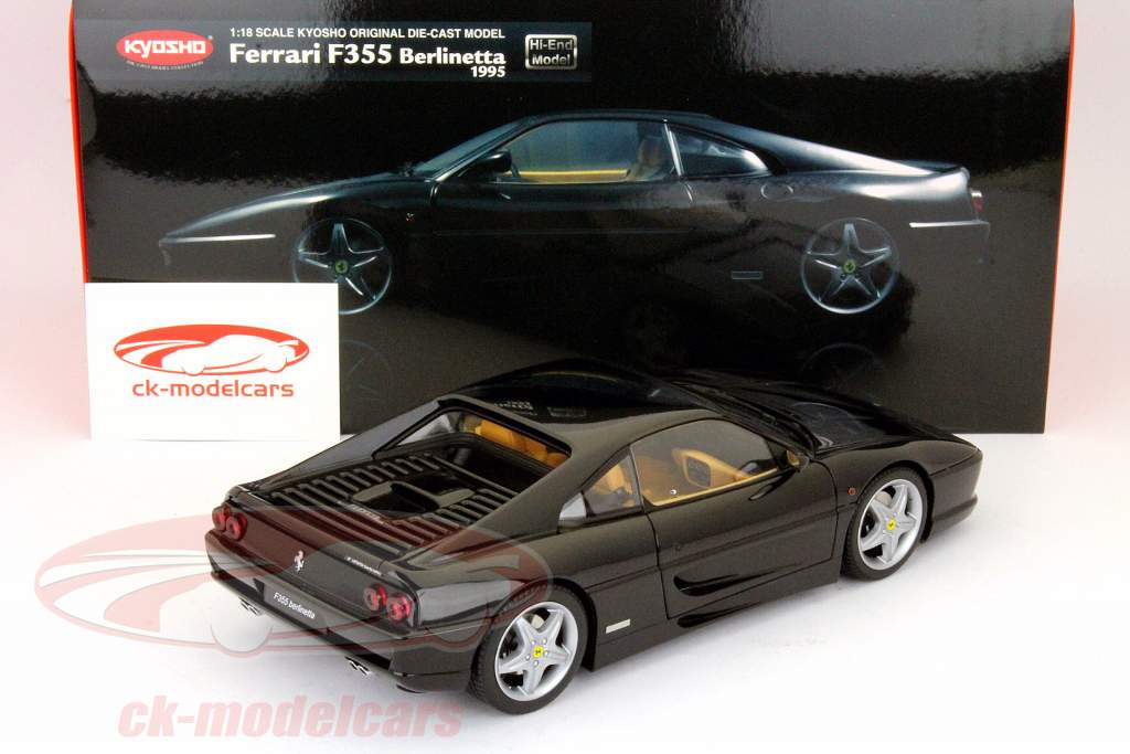1/18京商 フェラーリF355ベルリネッタ黒　HIーEND MODEL 1/18 Kyosho 1995 Ferrari F355 Berlinetta (Black) High End