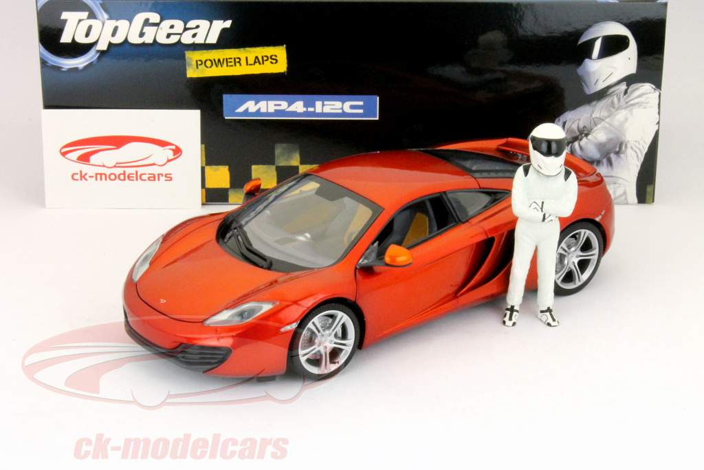 McLaren MP4-12C Top Gear bouwjaar 2011 oranje 1:18 Minichamps