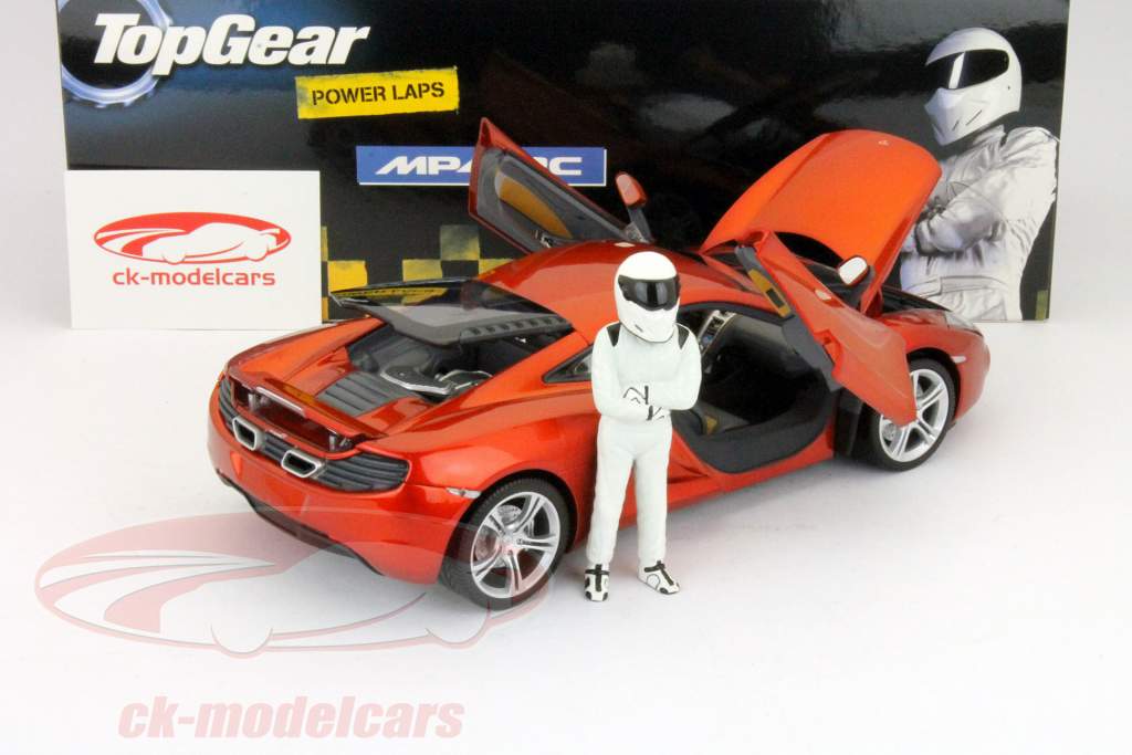 McLaren MP4-12C Top Gear bouwjaar 2011 oranje 1:18 Minichamps