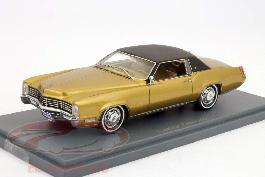 Cadillac Eldorado 2-дверное купе золото - черный Neo 1:43