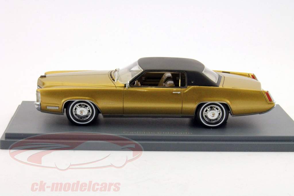 凯迪拉克黄金国双门轿跑车黄金 - 黑新1:43