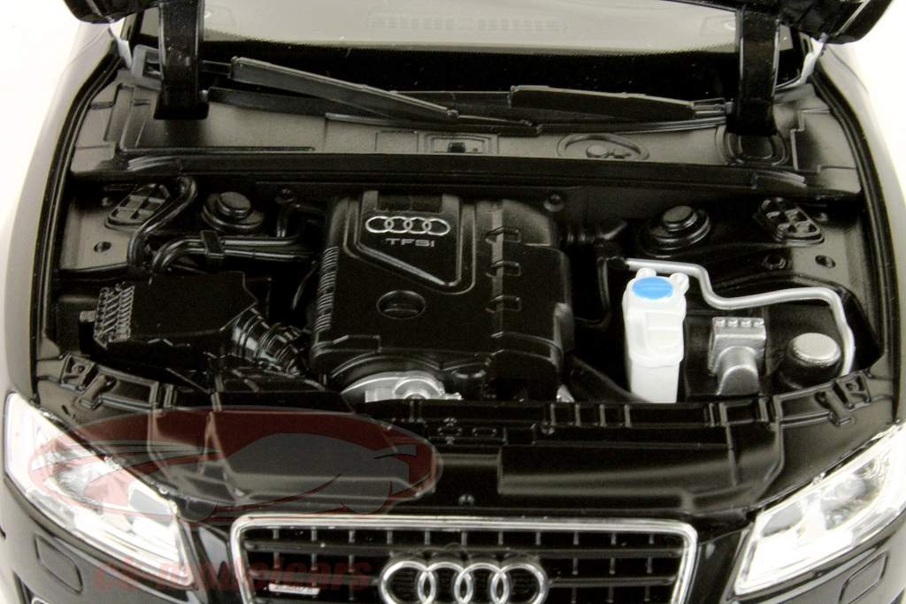 アウディA5カブリオレイヤー2009黒1：18モデルNorev