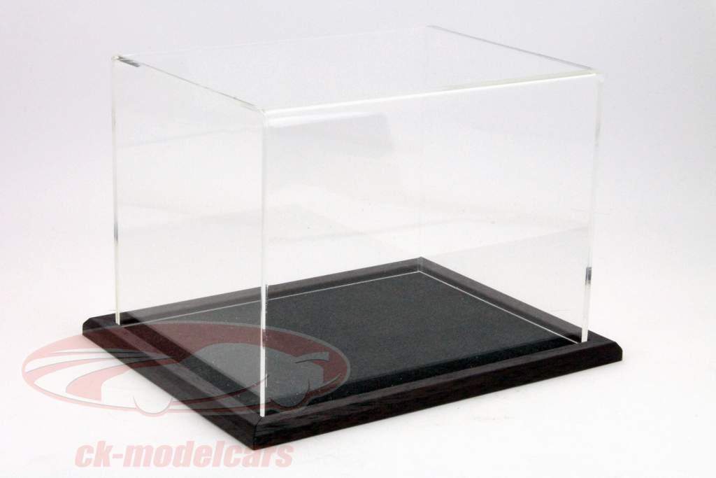 展示头盔配有木制底座红木/黑色刻度1:2