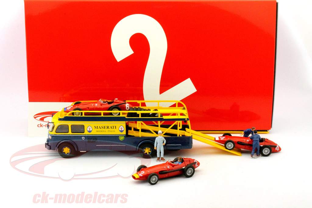 阿尔菲力玛莎拉蒂法拉利赛车运输车意大利大奖赛一级方程式1957年1:43 Brumm