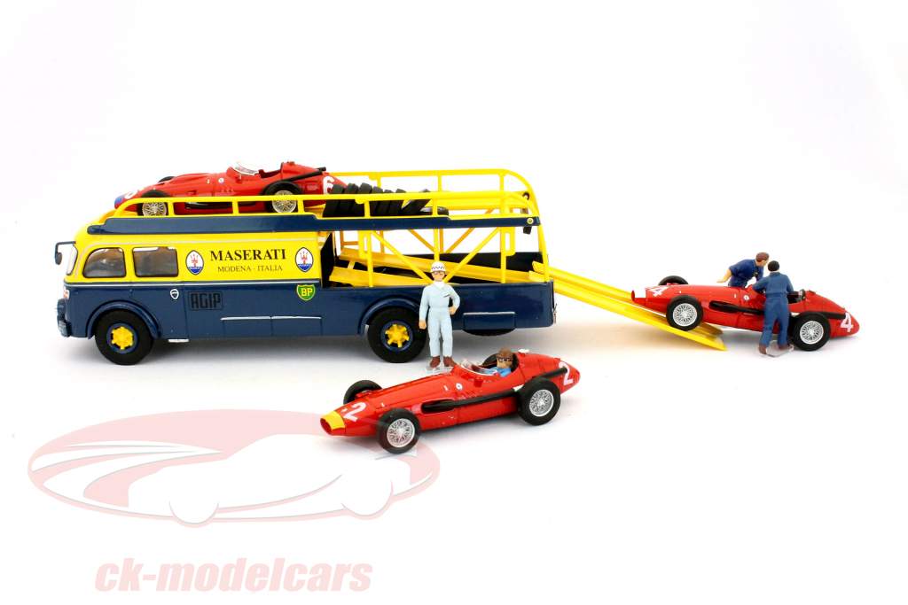 阿尔菲力玛莎拉蒂法拉利赛车运输车意大利大奖赛一级方程式1957年1:43 Brumm