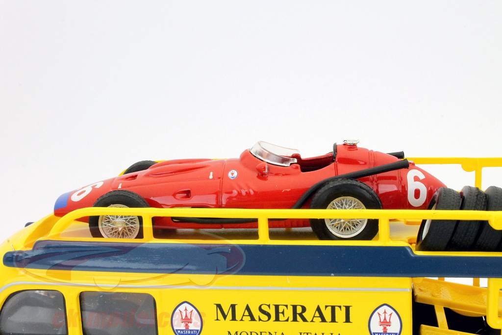 阿尔菲力玛莎拉蒂法拉利赛车运输车意大利大奖赛一级方程式1957年1:43 Brumm