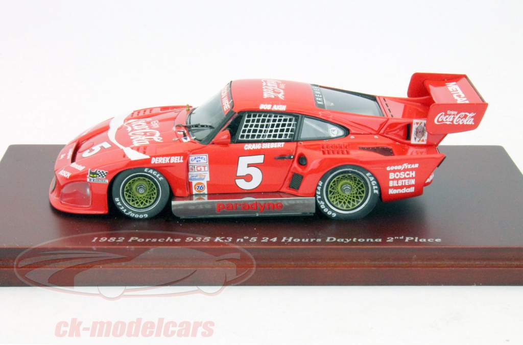 保时捷935 K3＃5第二名24小时Daytona 1982年的阿金，西伯特，贝尔1:43的TrueScale