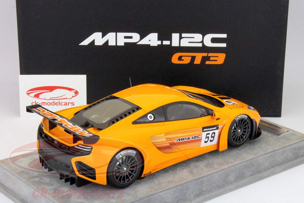 Tecnomodel 1:18 マクラーレンMP4-12C GT3＃59リビジョンBを