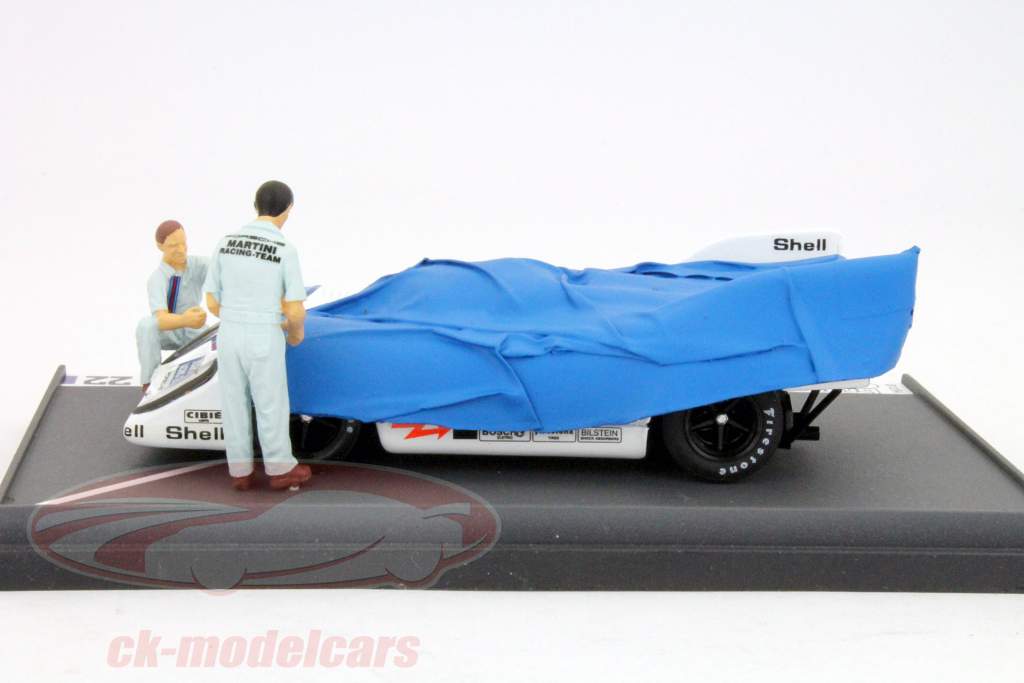 马天尼赛车保时捷917K第22优胜者24小时勒芒1971 1:43 Brumm平面