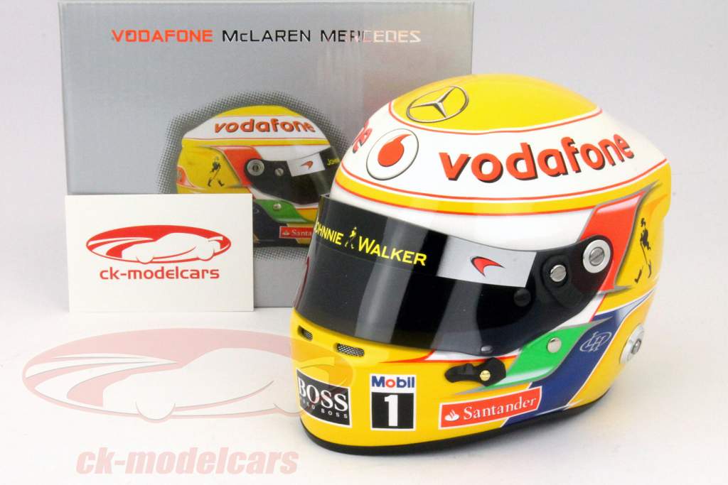 Льюис Хэмилтон McLaren MP 4-27 Формулы 1 2012 Италия GP Monza шлем Arai 1:02