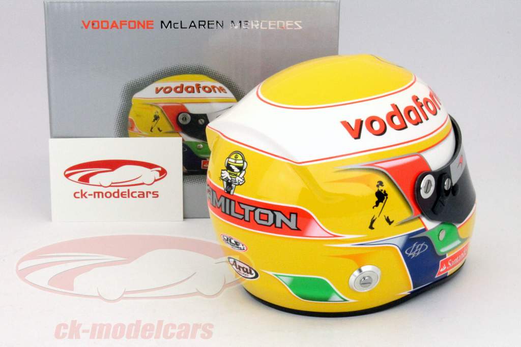 Льюис Хэмилтон McLaren MP 4-27 Формулы 1 2012 Италия GP Monza шлем Arai 1:02