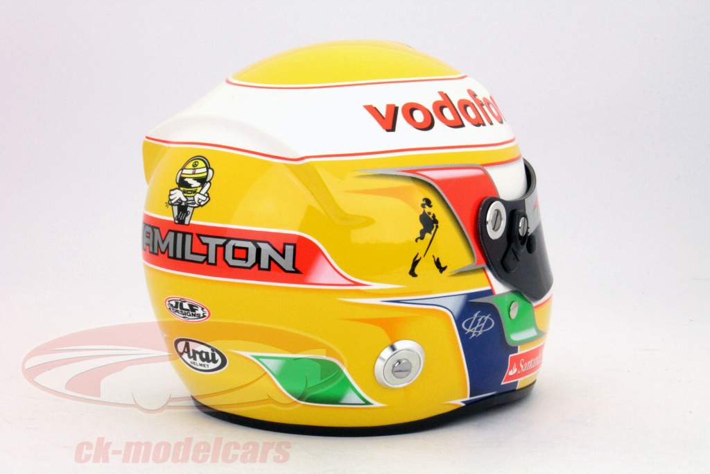 Льюис Хэмилтон McLaren MP 4-27 Формулы 1 2012 Италия GP Monza шлем Arai 1:02