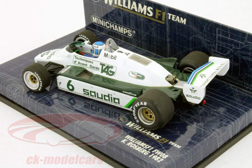 K. Rosberg Williams FW08 F1 Formula 1 1982 1:43 Minichamps
