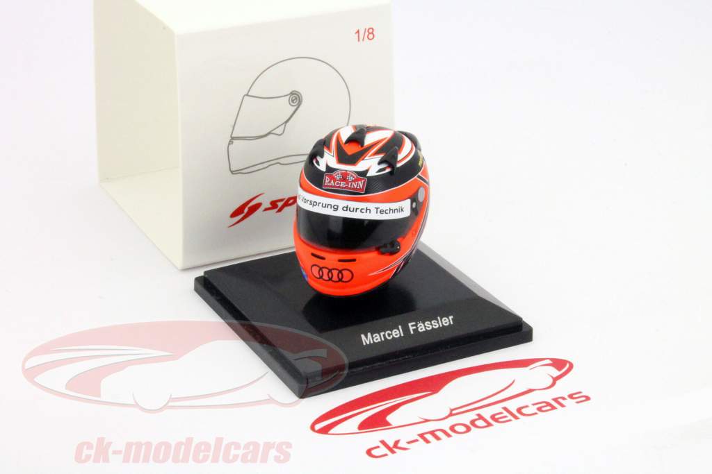 Marcel Fässler Winner 24h LeMans 2012 helmet 1:8 Spark