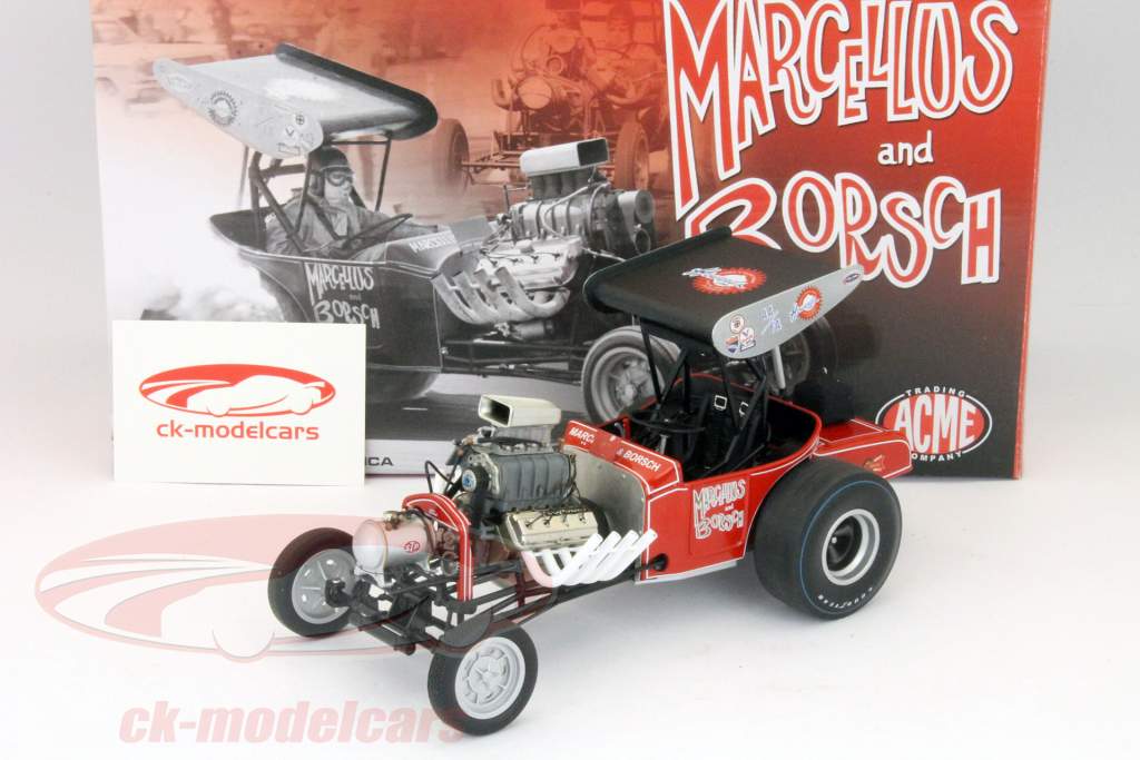 Marcellus et Borsch Winged express 1:18 Dragster Le GMP