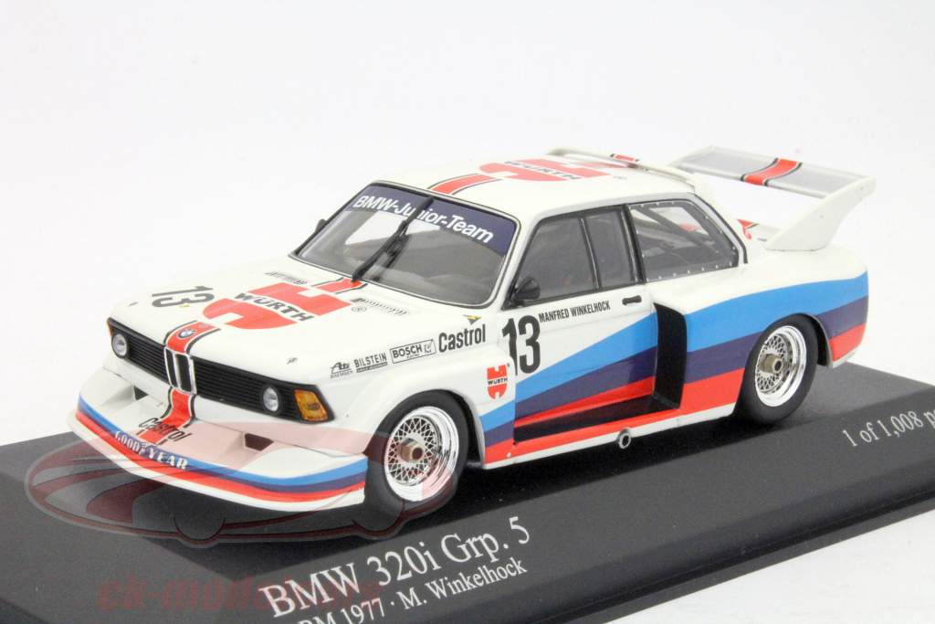 BMW 320i 5 Grp #13 Manfred Winkelhock DRM 1977 1:43 Minichamps