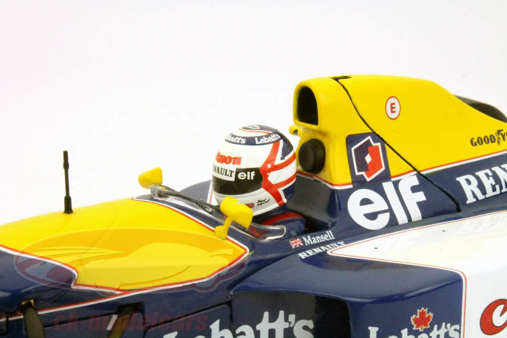 Quartzo 1:18 Nigel Mansell Williams FW14B #5 F1 champion