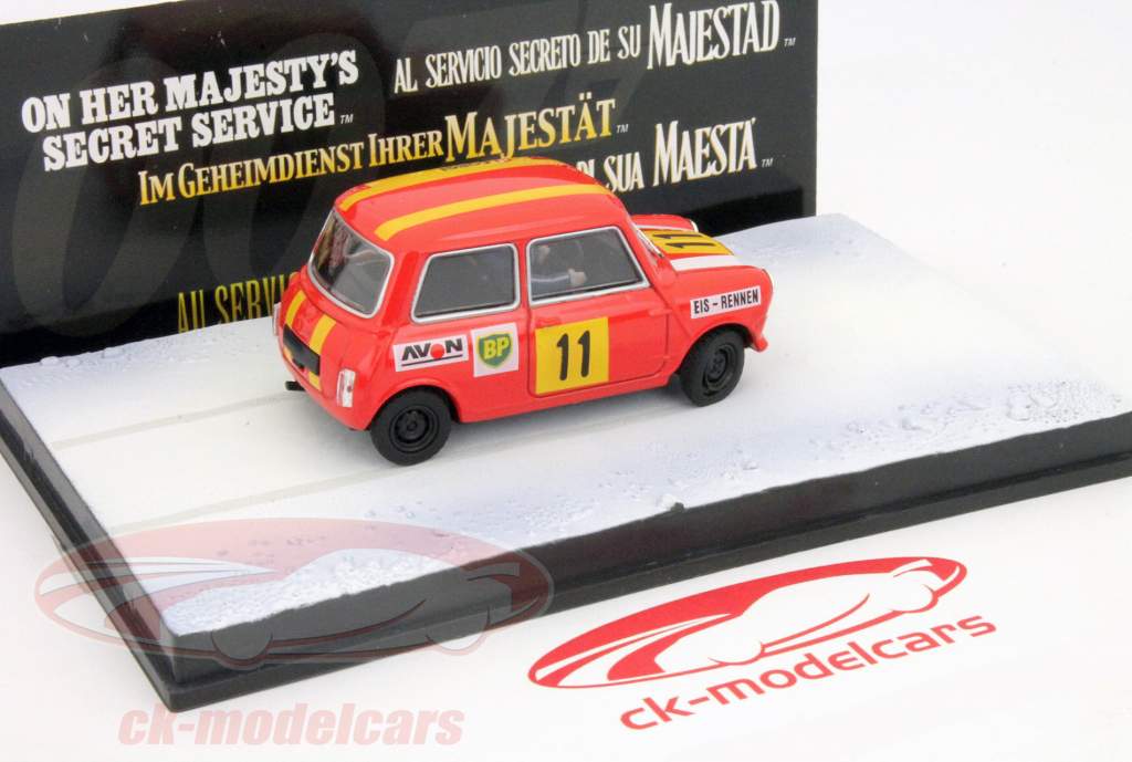 奥斯汀迷你车1:43 IXO在陛下的詹姆斯·邦德的电影