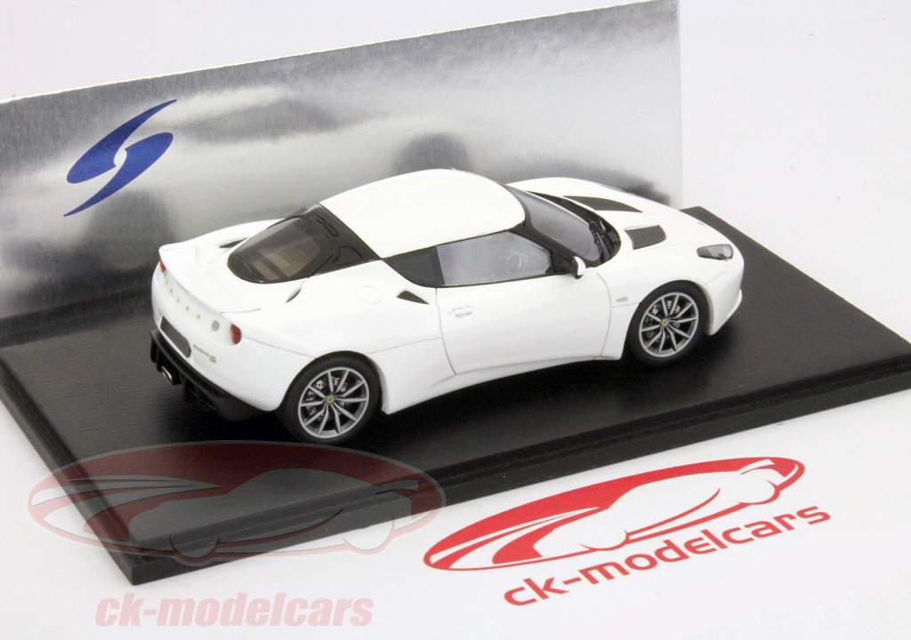 Lotus Evora S year 2010 white 1:43 Spark