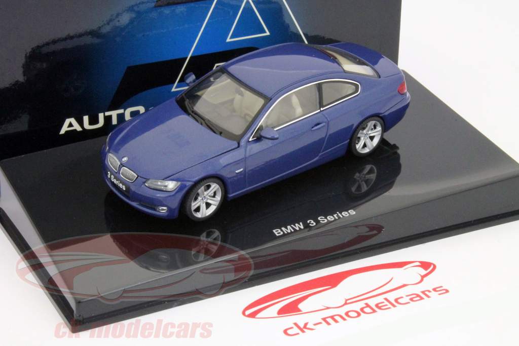 BMW 3 クーペ 年 2007 ブルーゴ メタリック 1:43 オートアート