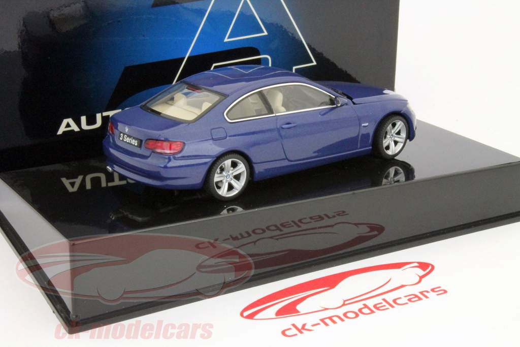 宝马 3 双门跑车 年 2007 蒙特哥蓝 金属的 1:43 AUTOA​​RT