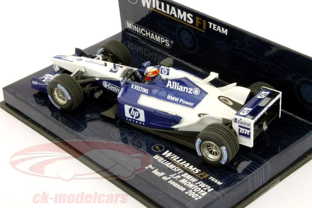 Minichamps 1:43 JP Montoya F1 BMW Williams FW 24 Formula 1