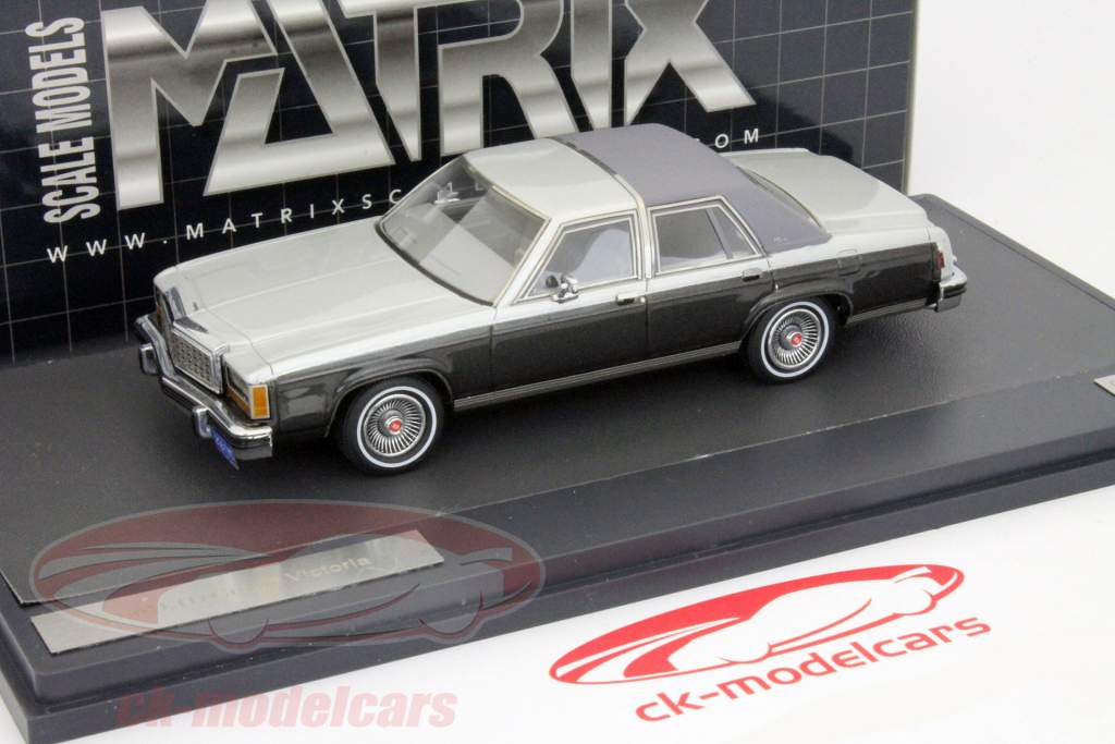 Ford LTD Crown Victoria grey / black 1:43 Matrix