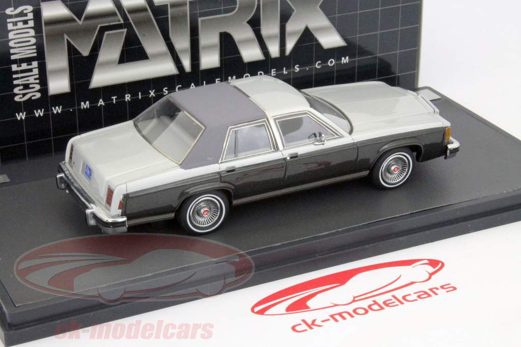 Ford LTD Crown Victoria grey / black 1:43 Matrix