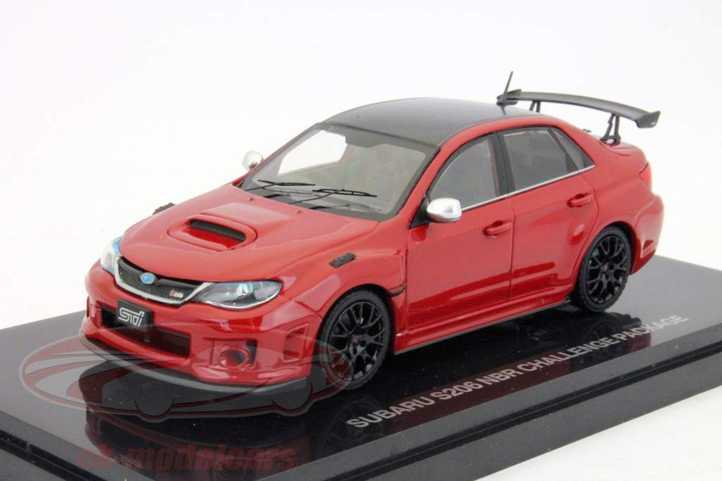 Ebbro 1:43 Subaru S206 NBR Challenge package red / black