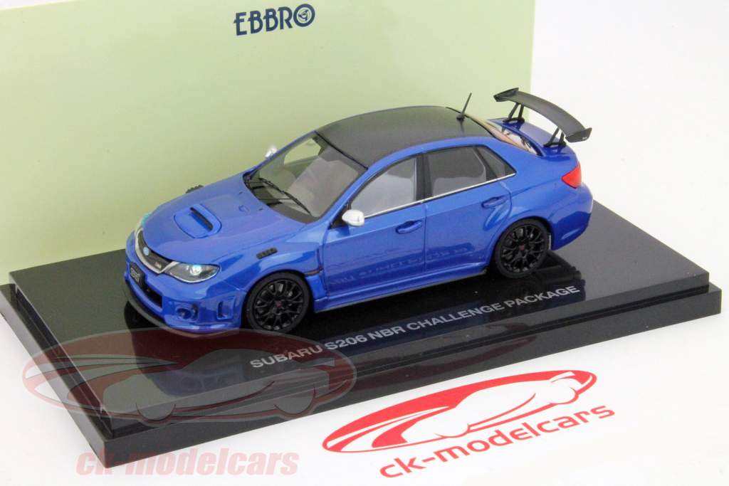 ミニカー EBBRO SUBARU S206 NBR CHALLENGE PACKAGE Amazon | エブロ 1／43 スバル WRX STI S206 NBR CHALLENGE