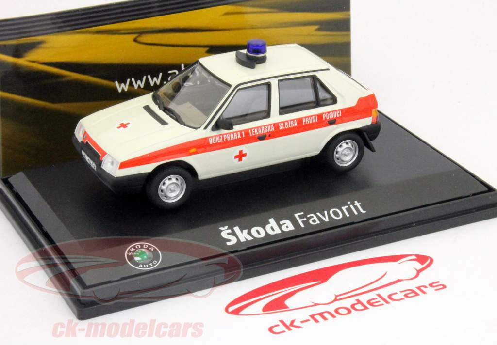 斯柯达FAVORIT 1987 1:43 ABREX紧急
