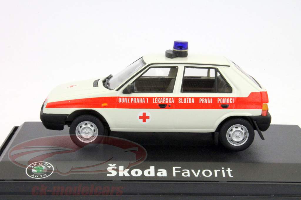 Skoda Favorit 1987 1:43 Abrex чрезвычайных