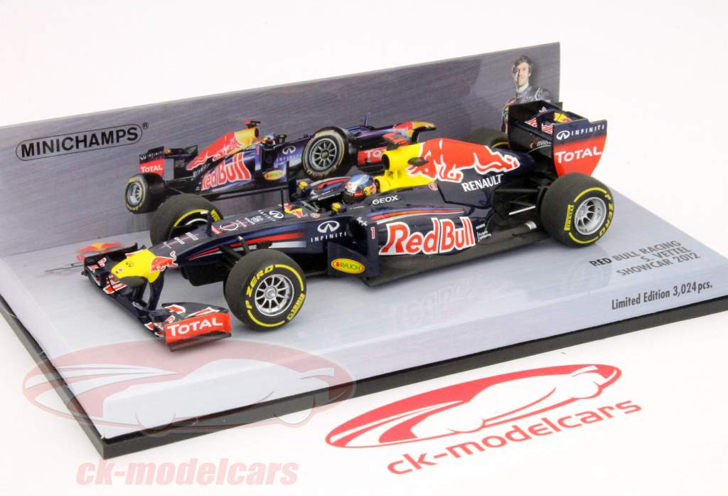 ミニチャンプス レッドブル RB8 S・ベッテル ショーカー 1/43 Minichamps 1:43 S.ベッテルレッドブルRB8ショーカールノーF1