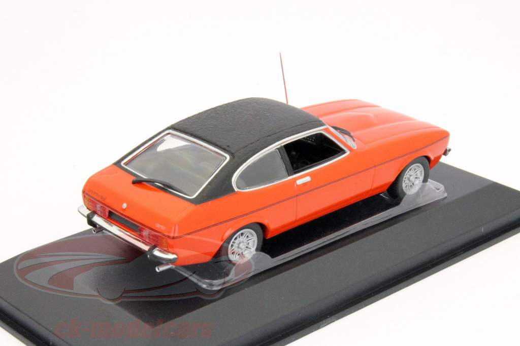 Ford Capri 二 年 1974 西班牙人 红 / 黑色 1:43 MINICHAMPS