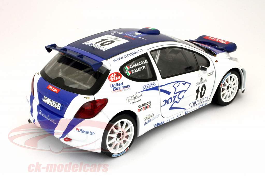 Peugeot 207 S2000 #10 Winnaar Rally San Remo 2007 1:18 SunStar