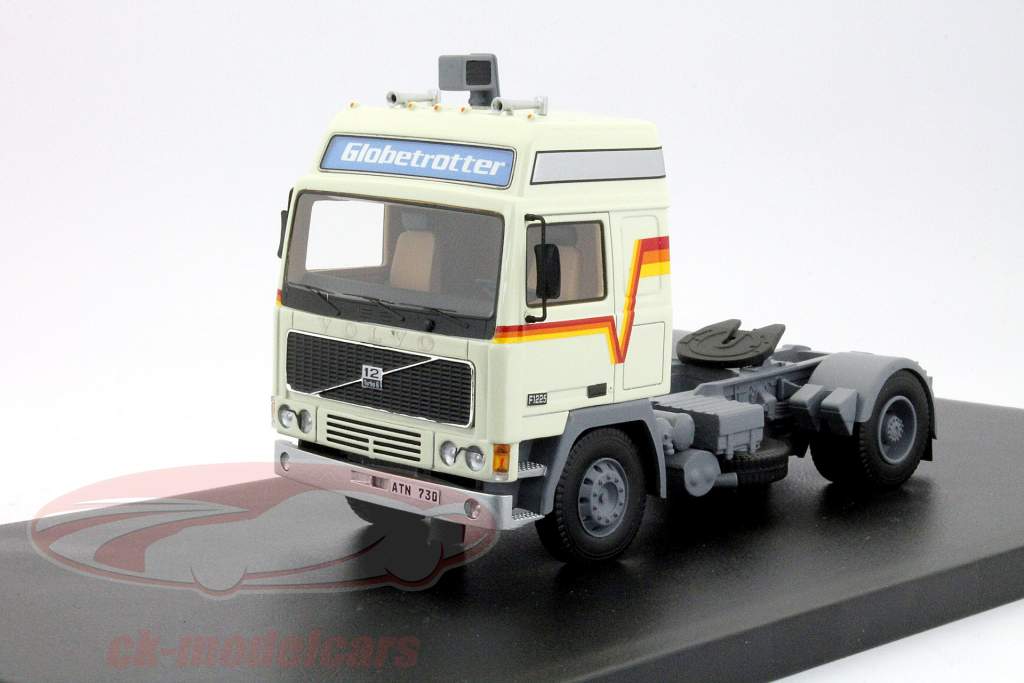 ボルボF12グローブトロッターホワイトネオ1：43