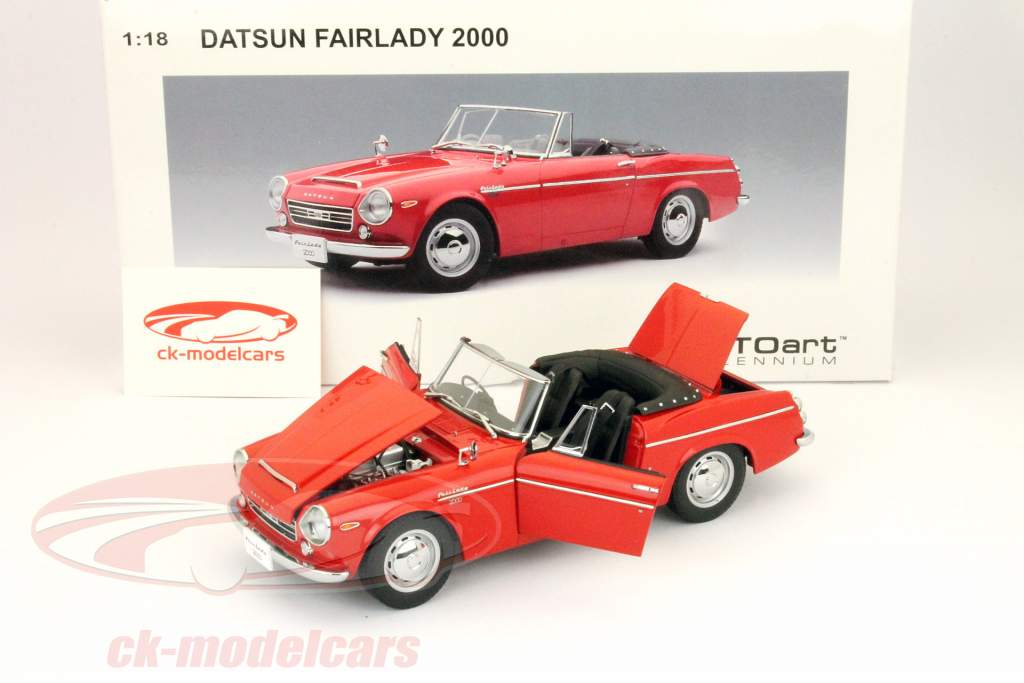 オートアート1/18 ダットサン フェアレディ2000 SR311 レッド AUTOart 1:18 ダットサンフェアレディ2000（SR311）RHD年1967