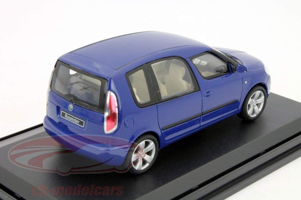 Skoda Roomster Byggeår 2006 dynamik blå 1:43 Abrex