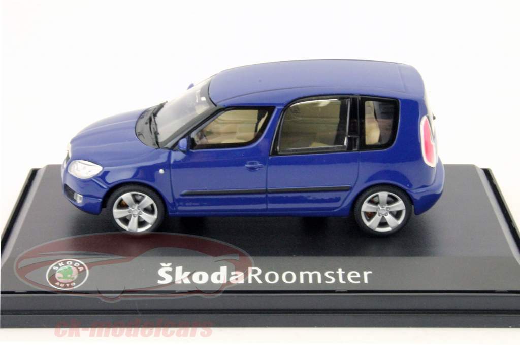Skoda Roomster Byggeår 2006 dynamik blå 1:43 Abrex