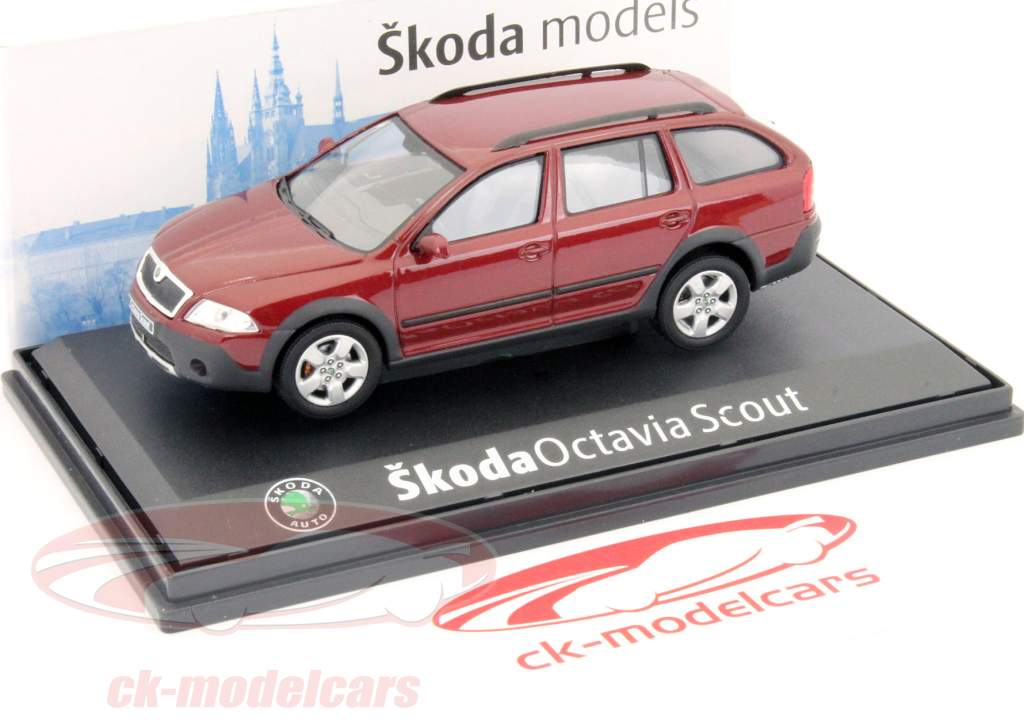 Abrex 1:43 シュコダオクタビアスカウト不動産2007年フラメンコ