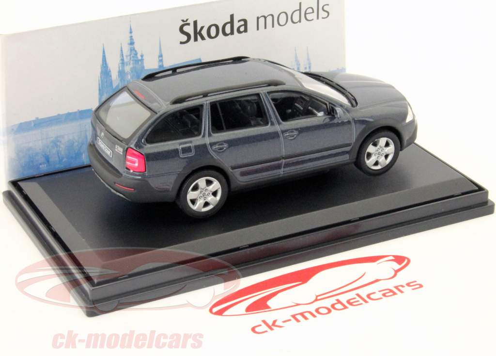 シュコダ·オクタビアスカウトコンビ2007年無煙炭グレイメタリック1時43 Abrex
