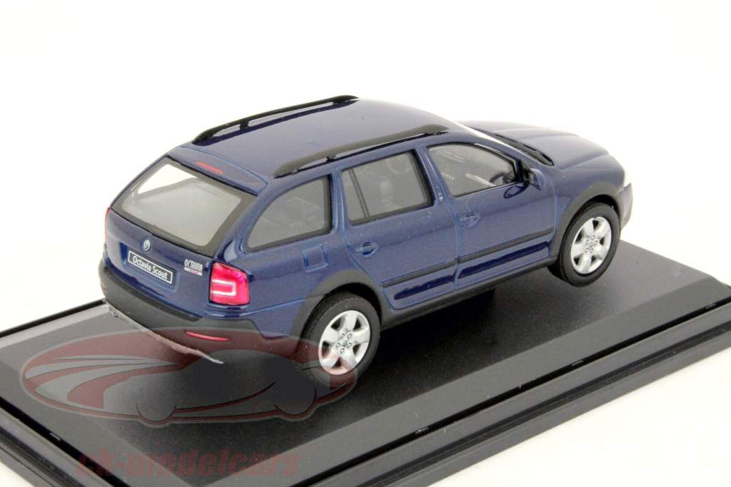 Skoda Octavia Scout Combi anno 2007 blau 1:43 Abrex