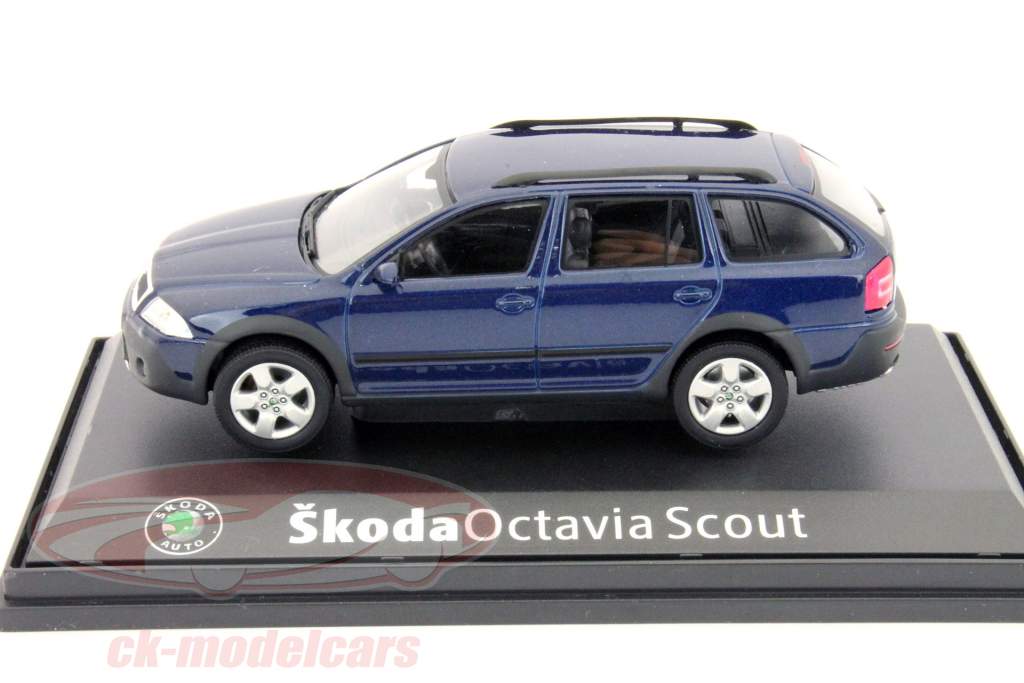 Skoda Octavia Scout Combi anno 2007 blau 1:43 Abrex