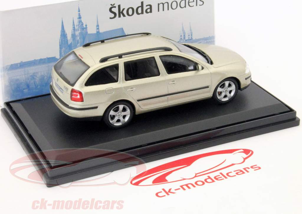 斯柯达明锐Combi机2004年米色1:43 Abrex