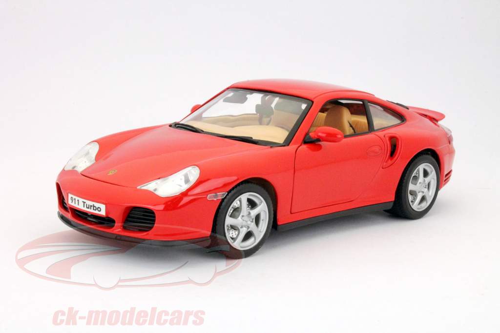 保时捷911（996）涡轮增压2000年红1:18威力
